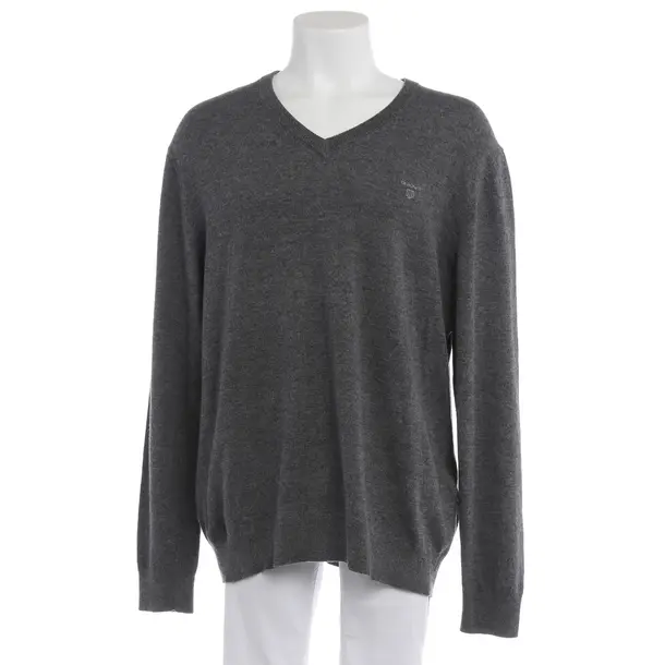 Pullover in Grau, Wolle, Gant