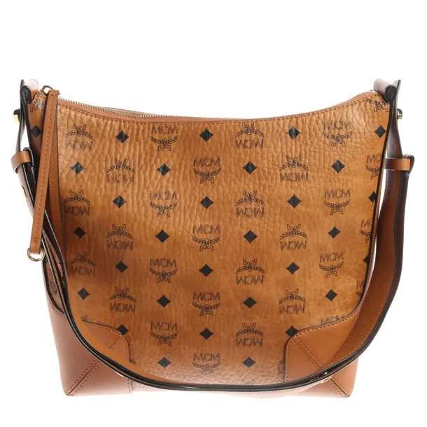Shoulder Bag in Brown, Crocodile Leather, MCM