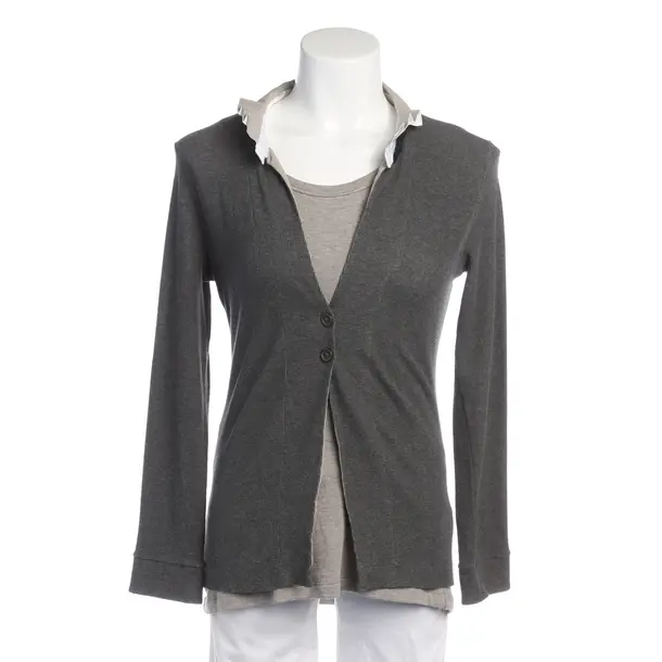 Twin Set in Grau, Baumwolle, Fabiana Filippi