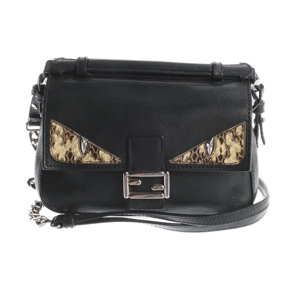 Evening Bag in Black, Leather, Fendi