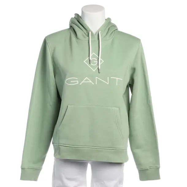 Hoodie in Green, Cotton, Gant