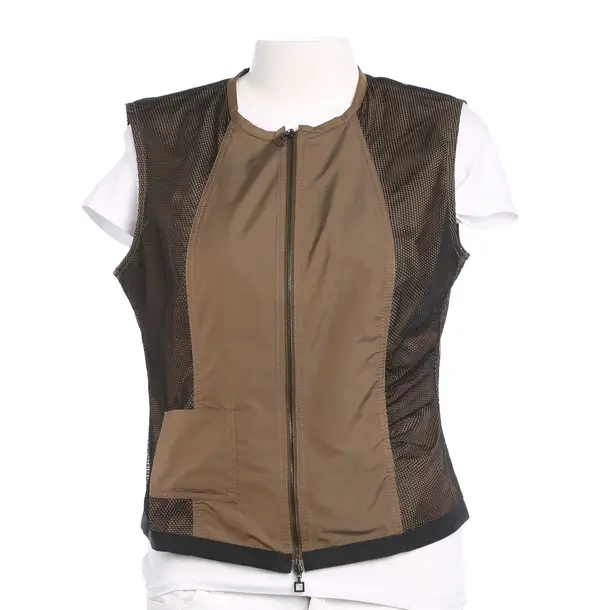 Vest in Brown, Microfiber, Marc Cain
