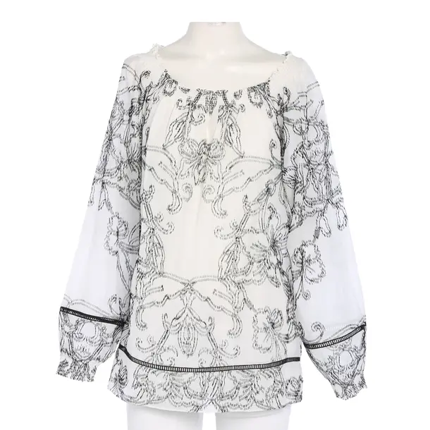 Blouse in White, Silk, Marc Cain Sports