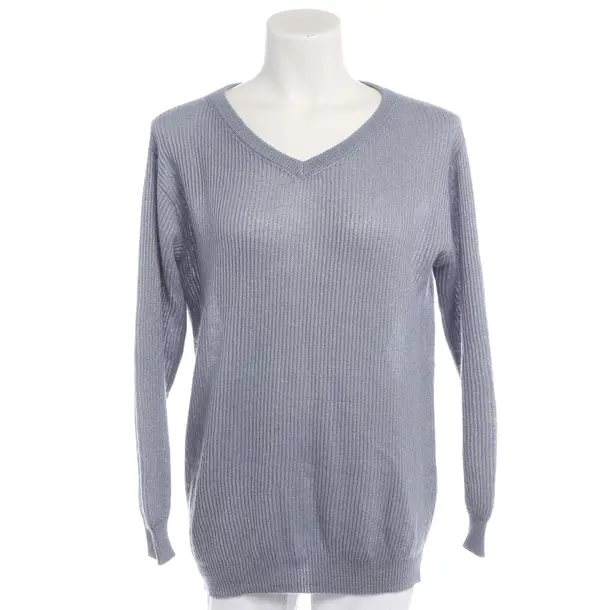 Pullover in Blau, Polyimid, Brunello Cucinelli