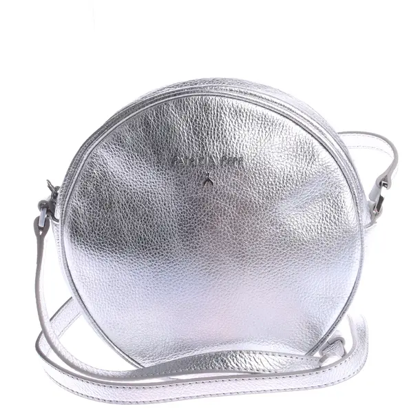 Schultertasche in Metallic, Leder, Patrizia Pepe