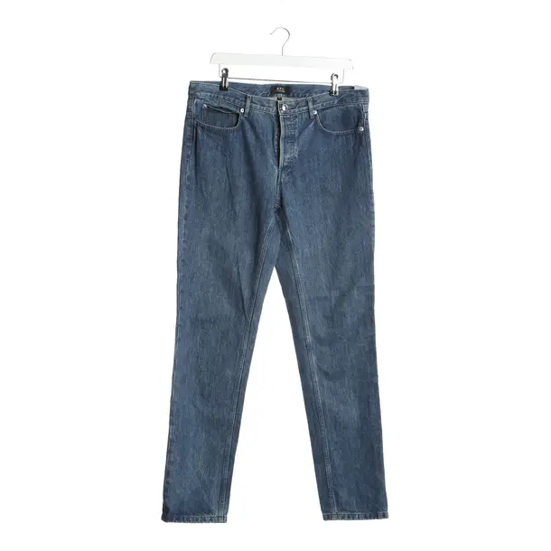 Straight Fit Jeans in Blue, Cotton, A.P.C