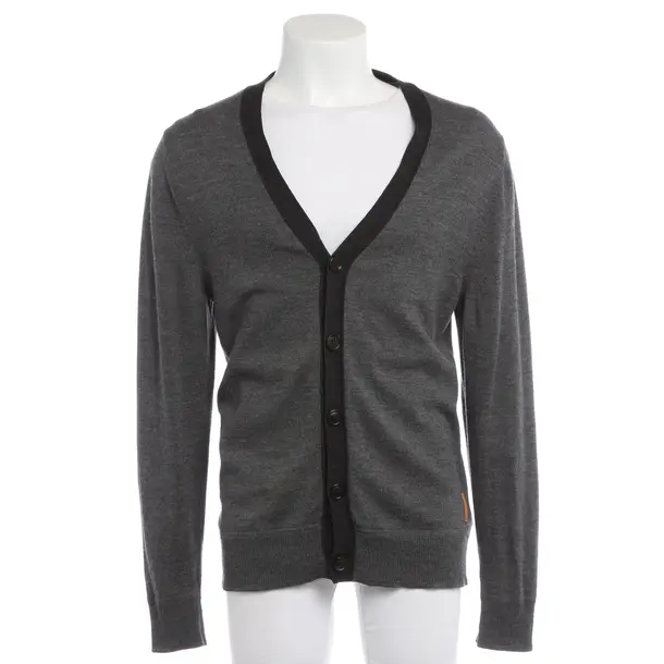 Strickjacke in Grau, Wolle, Baldessarini