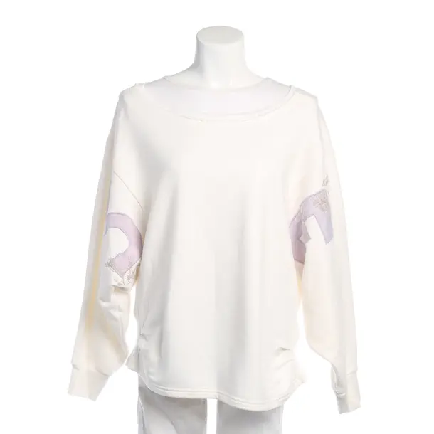 Sweatshirt in Weiß, Baumwolle, Elias Rumelis