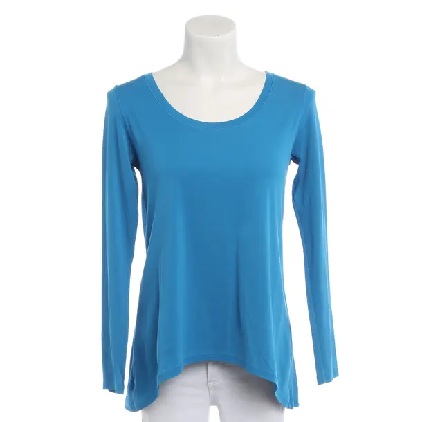 Long Sleeve Shirt in Blue, Cotton, Marc Cain