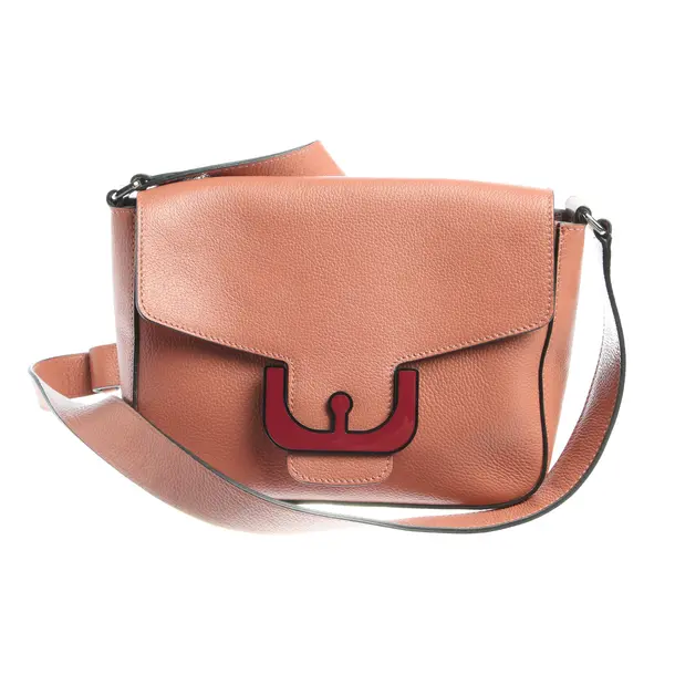 Schultertasche in Rosa, Leder, Coccinelle