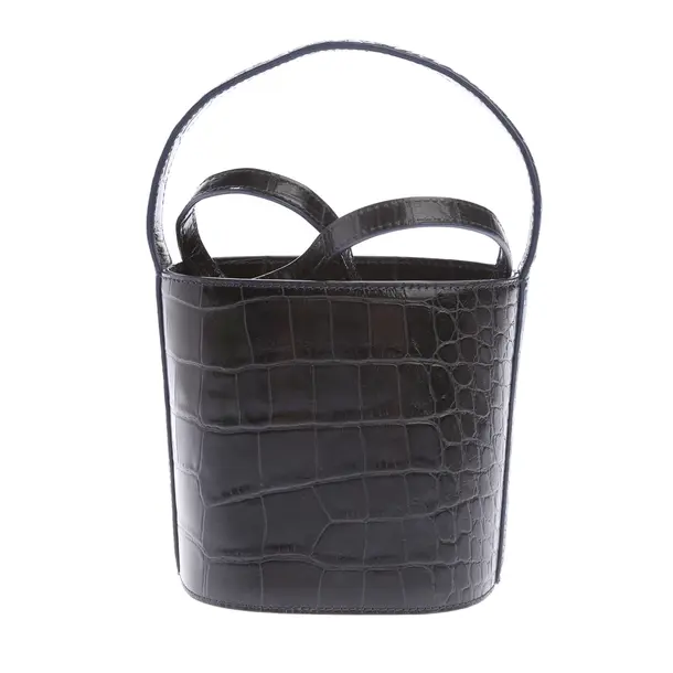 Handbag in Blue, Leather, Staud