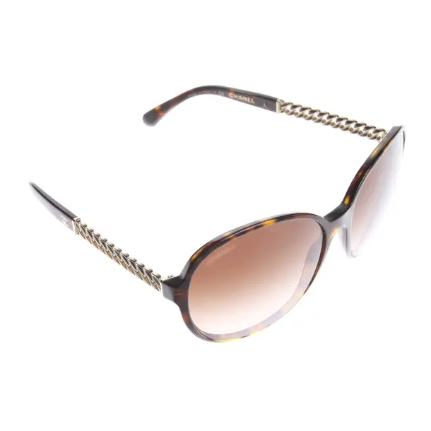 Sonnenbrille in Braun, Kunststoff / Metall, Chanel