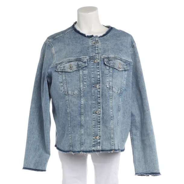 Jeansjacke in Blau, Baumwolle, 7 for all mankind
