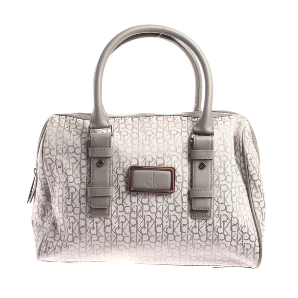 Handbag in Gray, Cotton, Calvin Klein