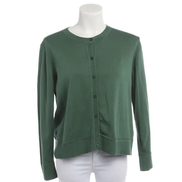 Cardigan in Green, Cotton, Gant