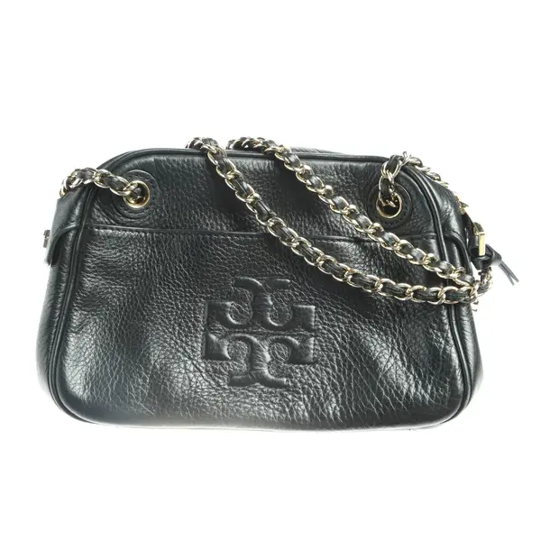 Schultertasche in Schwarz, Leder, Tory Burch