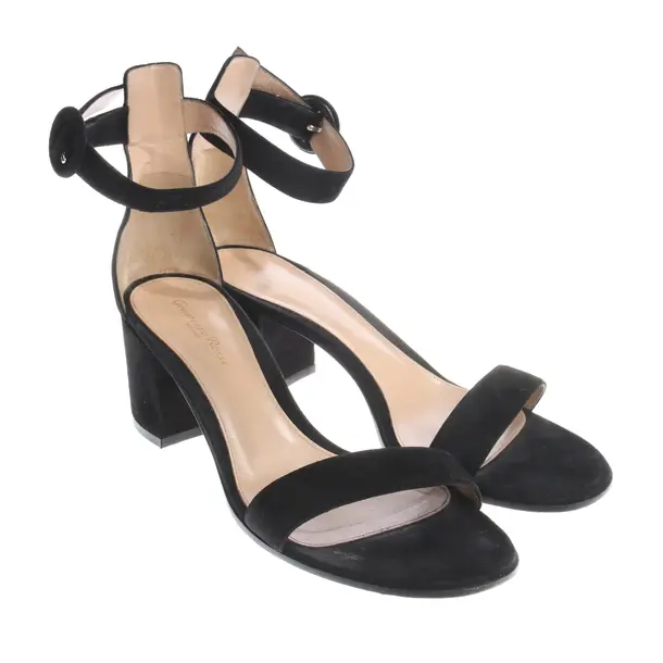 Sandaletten in Schwarz, , Gianvito Rossi