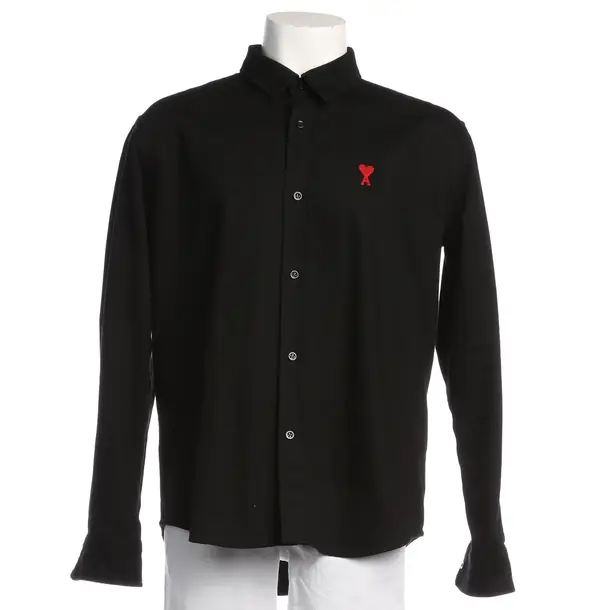 Shirt in Black, Cotton, Ami Paris