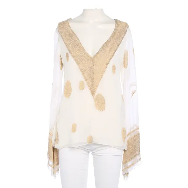 Blouse in White, Silk, Ralph Lauren Black Label