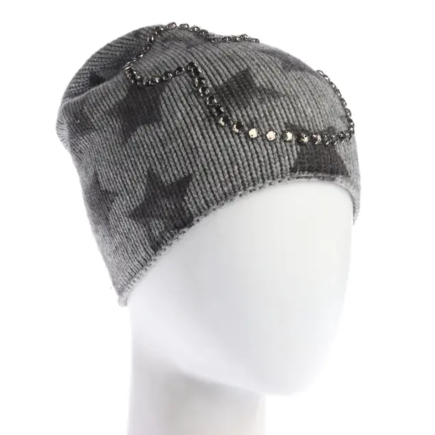 Beanie in Gray, Wool, Grace
