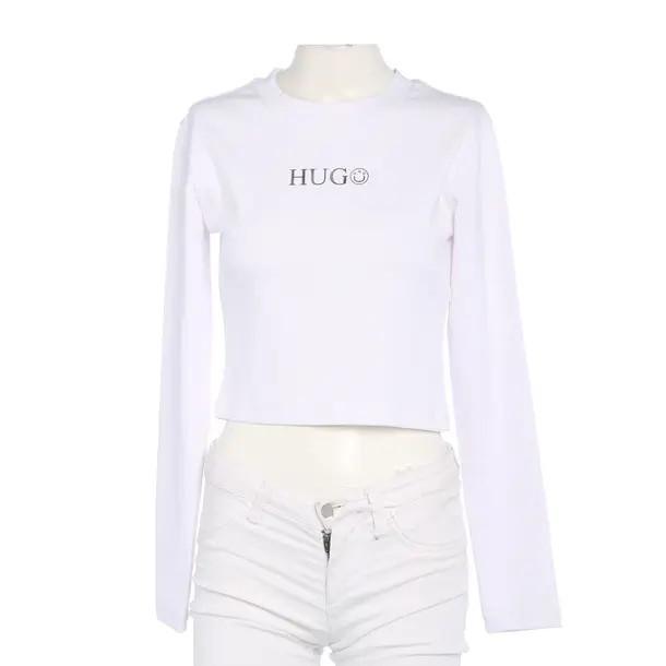 Longsleeve in Weiß, Baumwolle, Hugo Boss