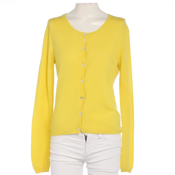 Strickjacke in Gelb, Kaschmir, FTC Cashmere