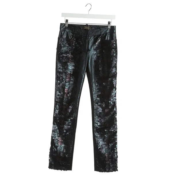 Pants in Multicolored, Leather, Roberto Cavalli