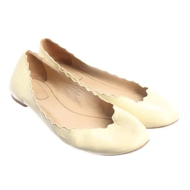 Ballet Flats in White, , Chloé