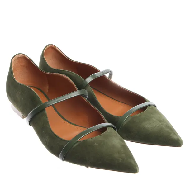 Ballet Flats in Green, , Malone Souliers