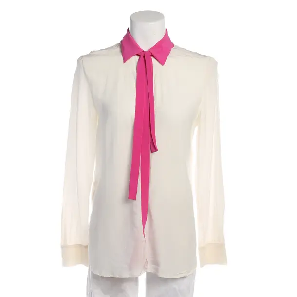 Bluse in Weiß, Polyester, Prada