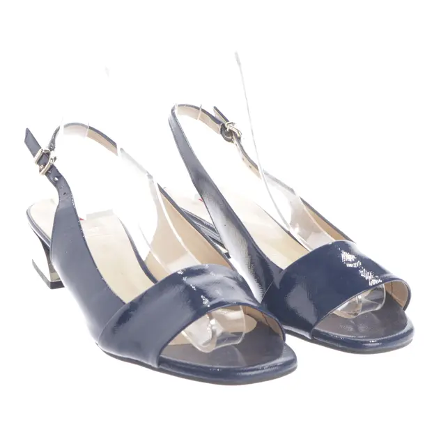 Heeled Sandals in Blue, , Högl