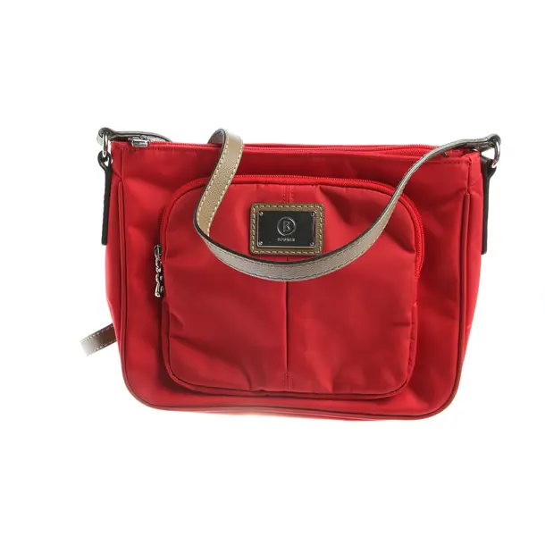 Schultertasche in Rot, Polyamid, Bogner