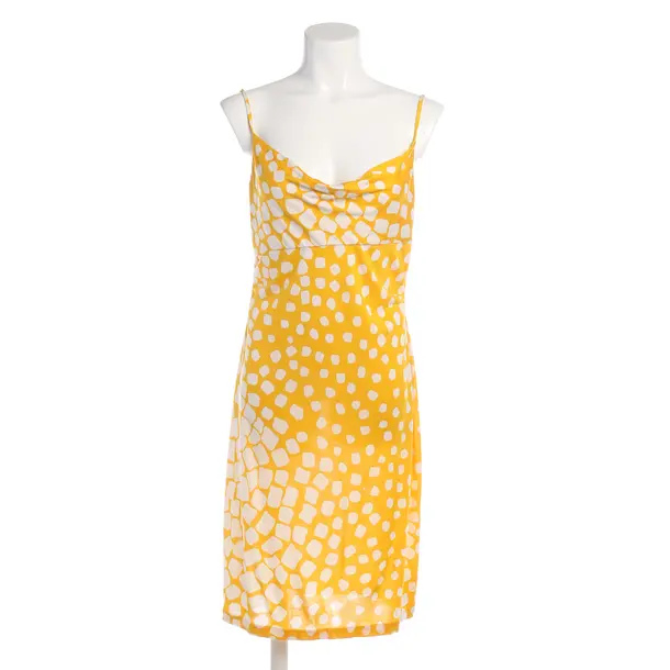 Kleid in Gelb, Seide, Diane von Furstenberg