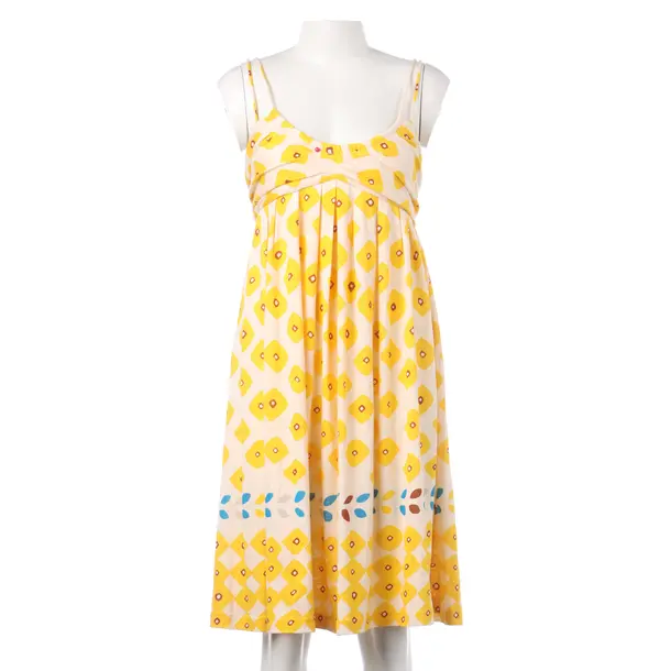 Dress, in Multicolored, Linen, Diane von Furstenberg