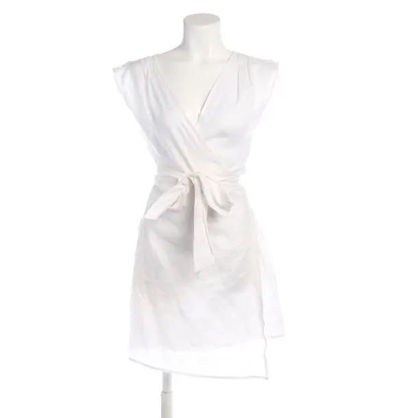 Kleid in Weiß, Leinen, Diane von Furstenberg