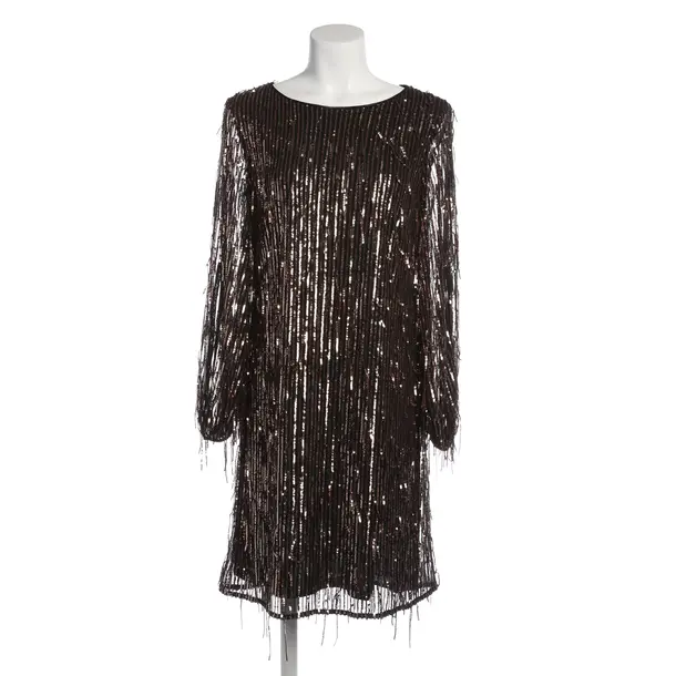 Cocktail Dress in Brown, Polyester, Ana Alcazar