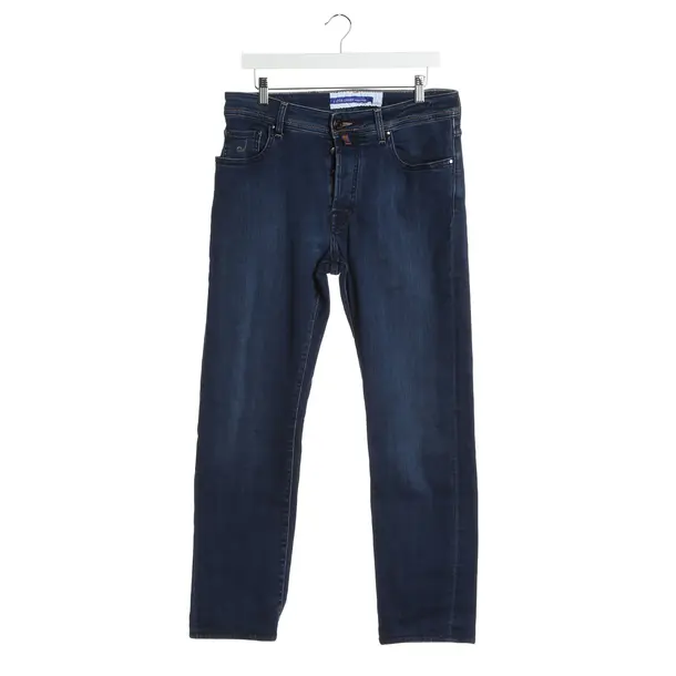 Jeans Straight Fit in Blau, Baumwolle, Jacob Cohen