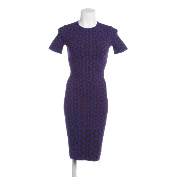 Dress in Blue, Viscose, Alexander McQueen