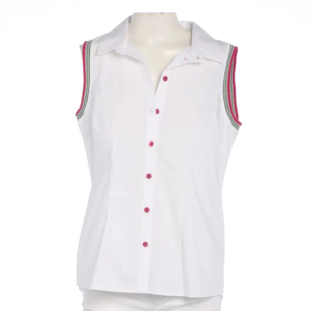 Blouse in White, Cotton, Sem Per Lei.