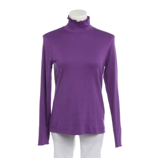 Long Sleeve Shirt in Purple, Cotton, Marc Cain Sports