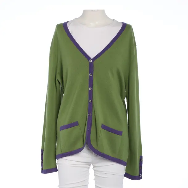 Strickjacke in Grün, Kaschmir, Sem Per Lei.