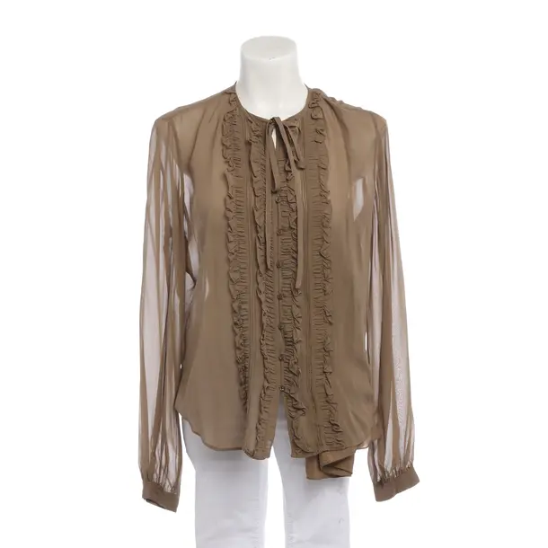 Bluse in Braun, Seide, Polo Ralph Lauren