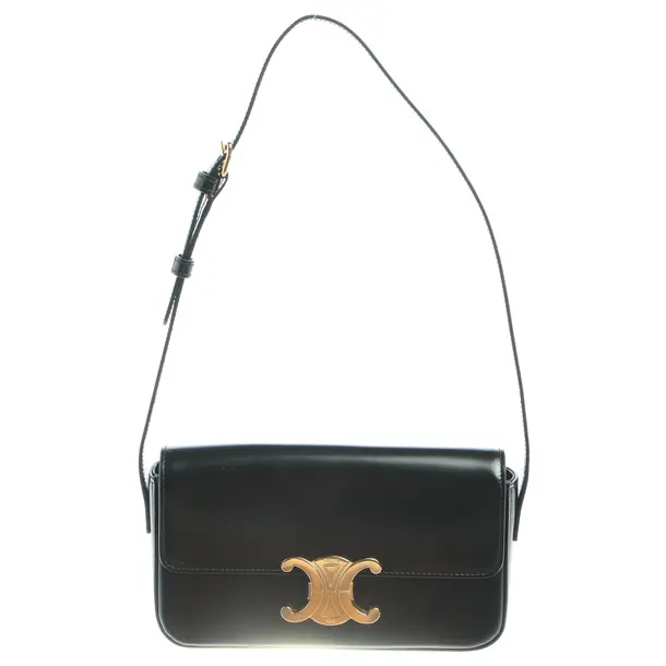 Shoulder Bag in Black, Leather, Céline
