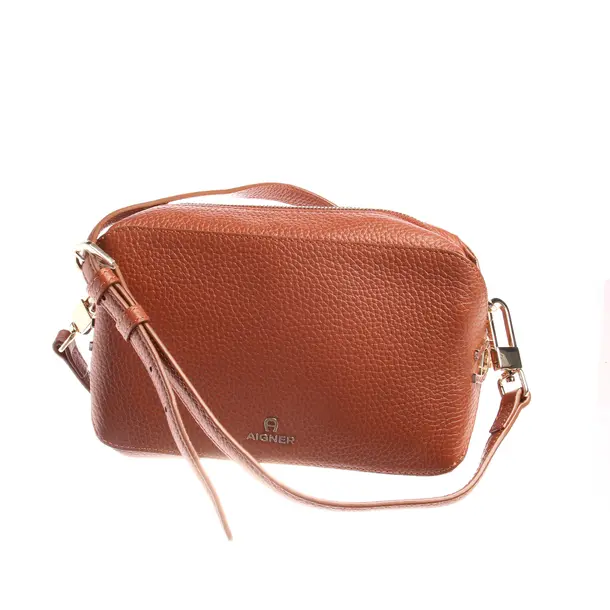 Shoulder Bag in Brown, Leather, Aigner