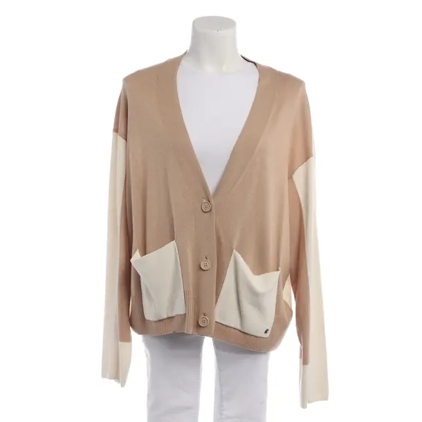 Cardigan in White, Silk, Bogner