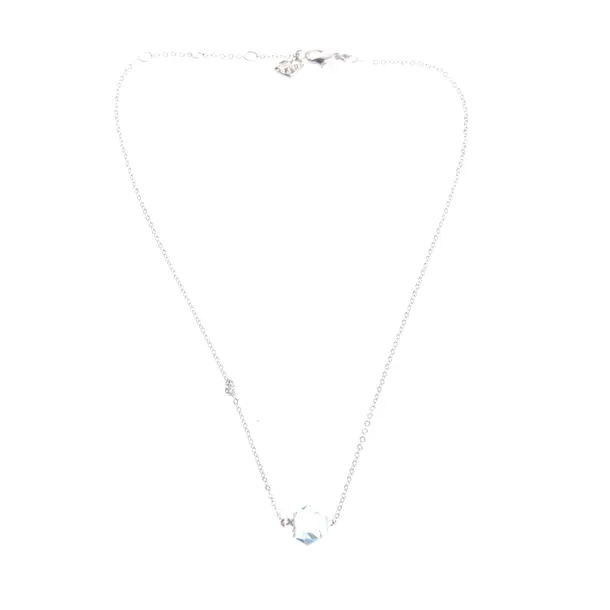 Necklace in Metallic, Metal (metallic, metallized), Swarovski