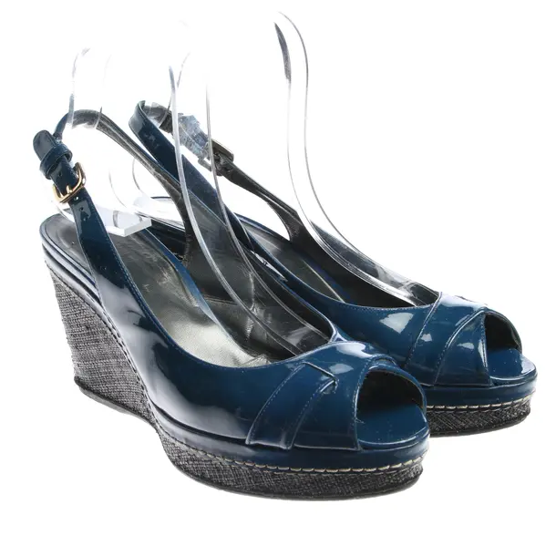 Wedges in Blau, , Stuart Weitzman
