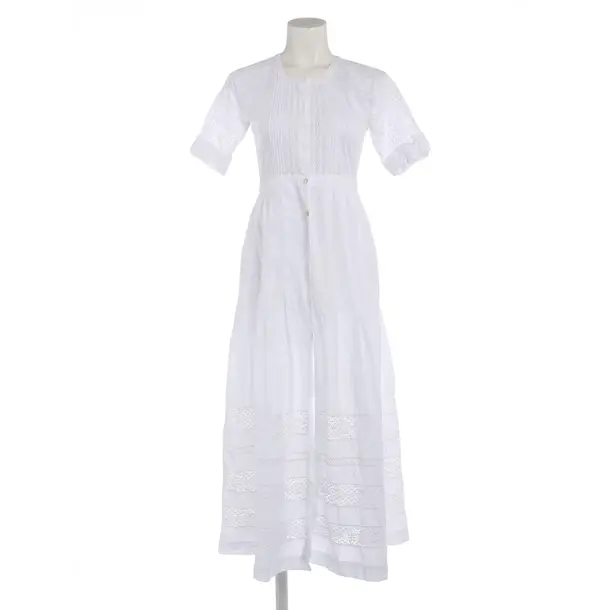 Kleid in Weiß, Baumwolle, LoveShackFancy
