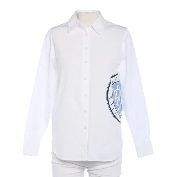 Blouse in White, Cotton, Ralph Lauren Black Label