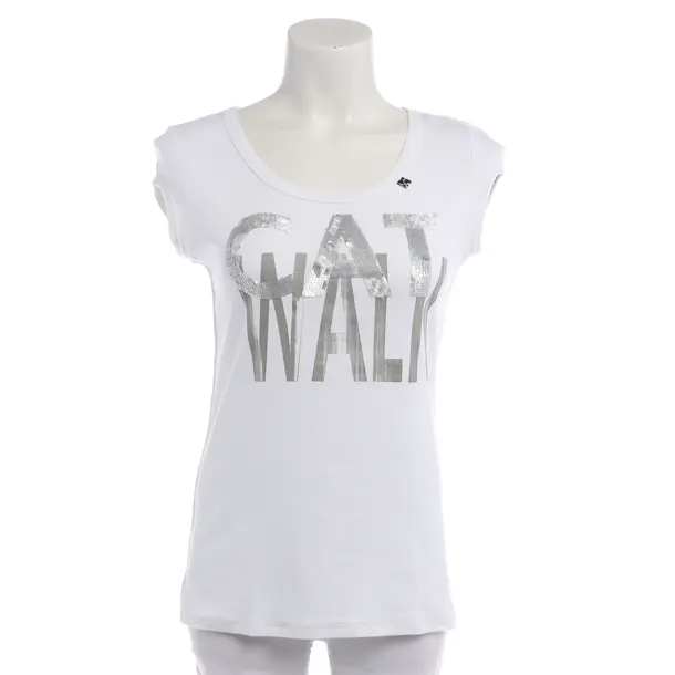 Shirt in Weiß, Baumwolle, Marc Cain Sports